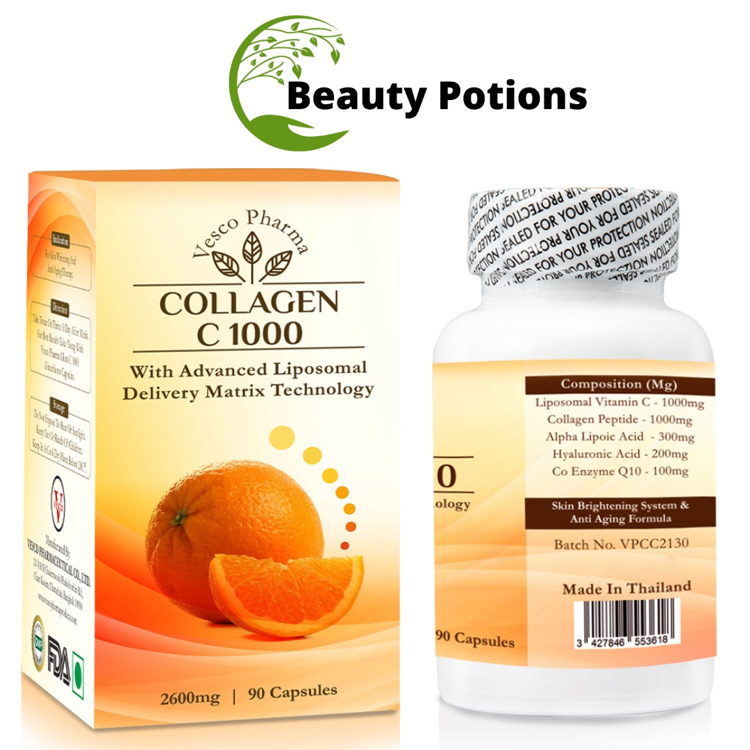 Vesco Pharma Collagen C 1000 Collagen Capsules 90 Capsules