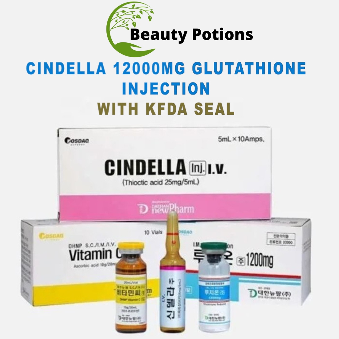 Cindella 1200mg Glutathione Injections with KFDA Seal