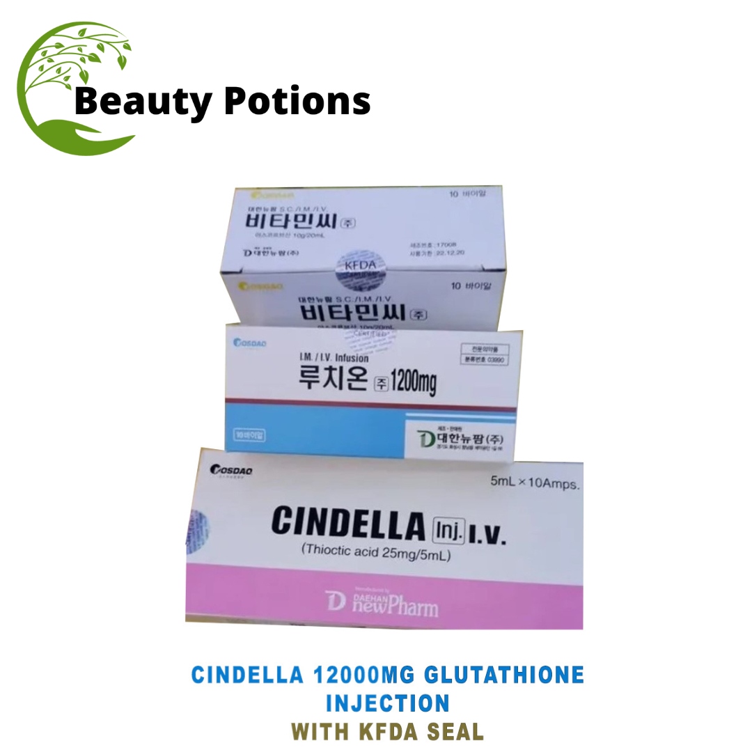 Cindella 1200mg Glutathione Injections with KFDA Seal