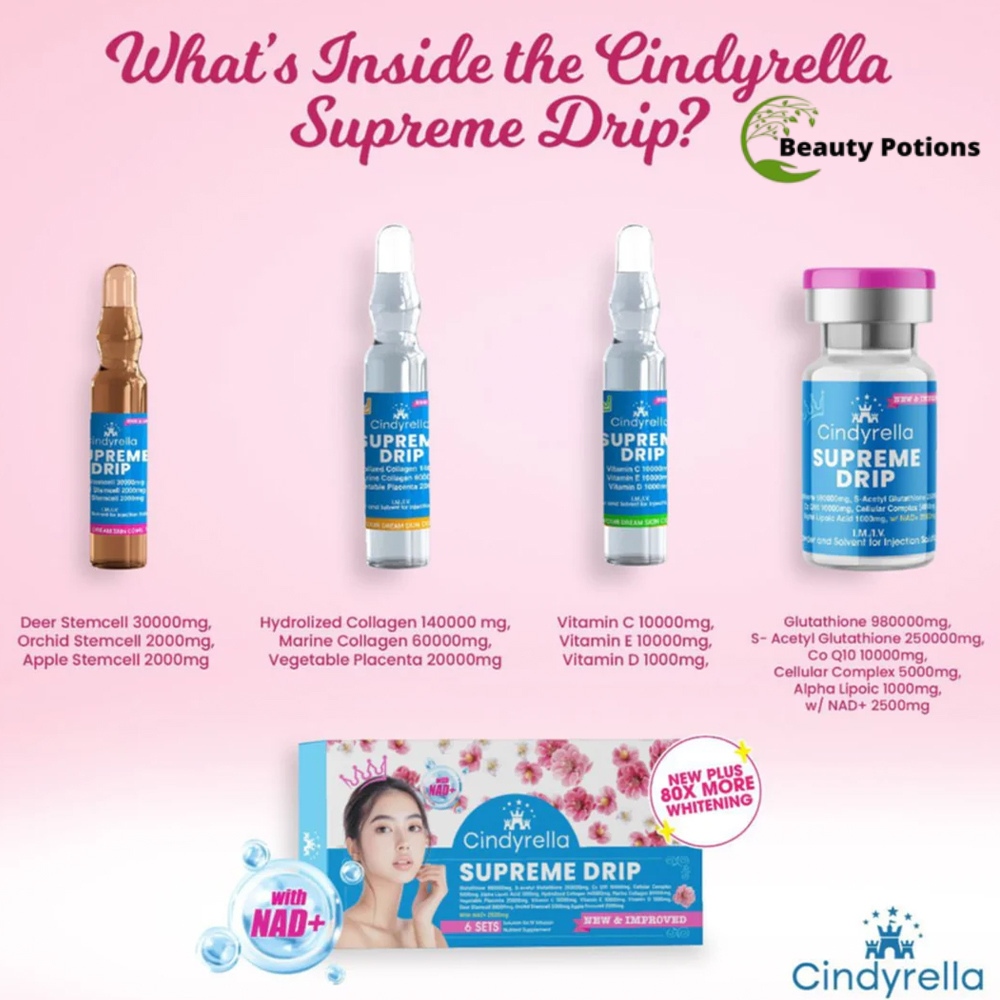 Cindyrella Supreme Drip Glutathione Injection