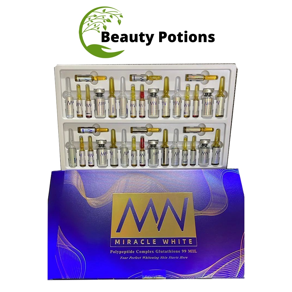 Miracle White 99000000mg Glutathione Injection