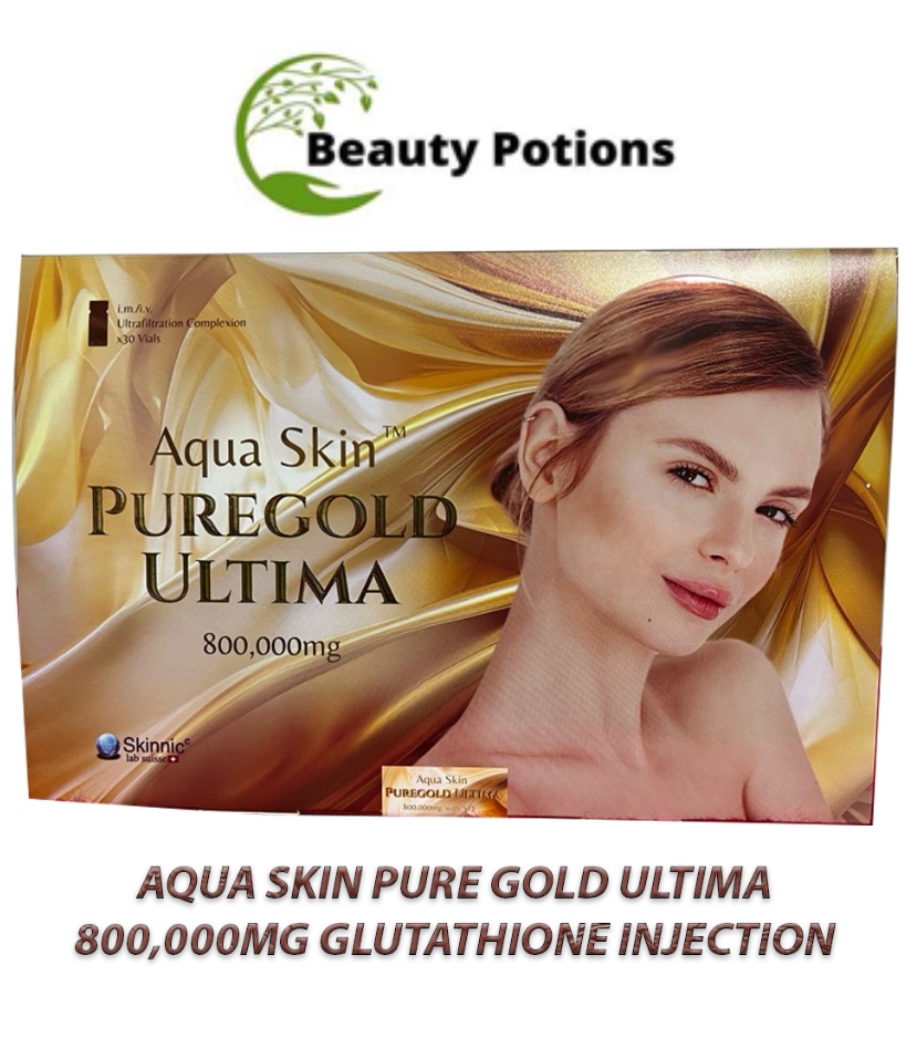 Aqua Skin PureGold Ultima 800,000mg Glutathione Injection